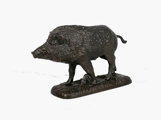 Lovergreen Bronzestatue Motiv Wildschwein großes Modell