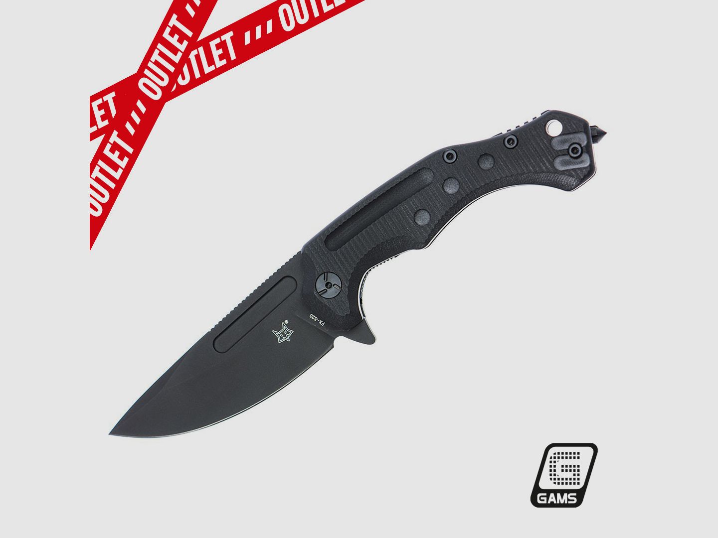 Coltello Fox con clip ambidestro, immagine 1 di 3