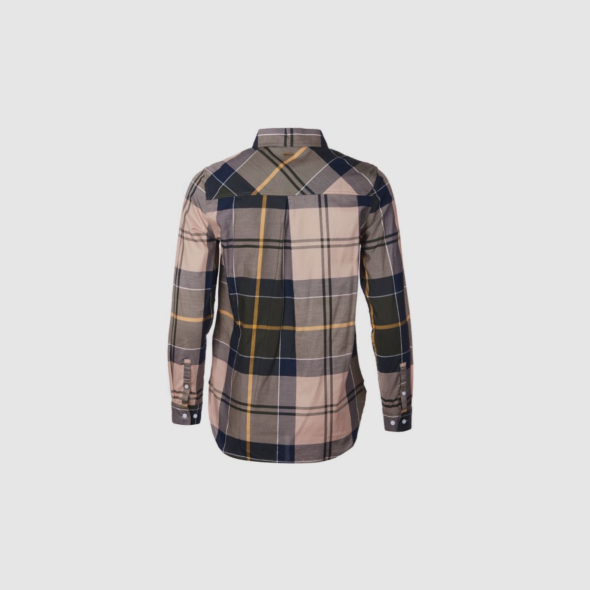 BARBOUR Homeswood Blusa Cuadro Oliva