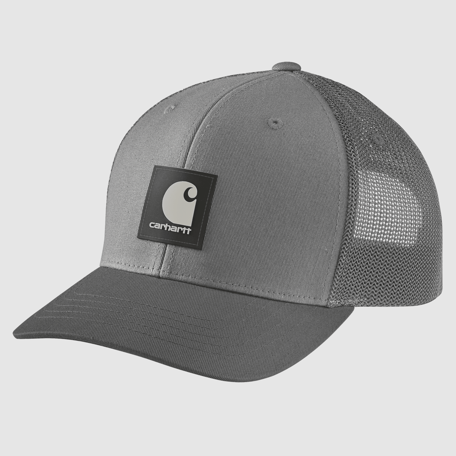 Carhartt Rugged Flex™ Twill Mesh-Back Logo Patch Cap Men Asphalt