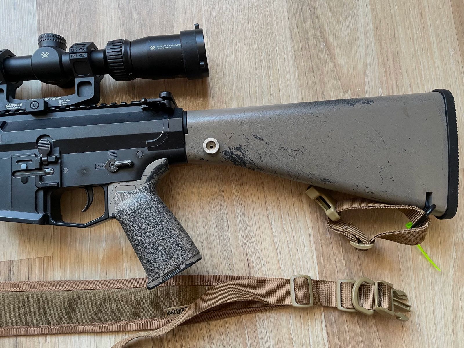Airsoft Begadi EC25 MCC with scope and carrying case