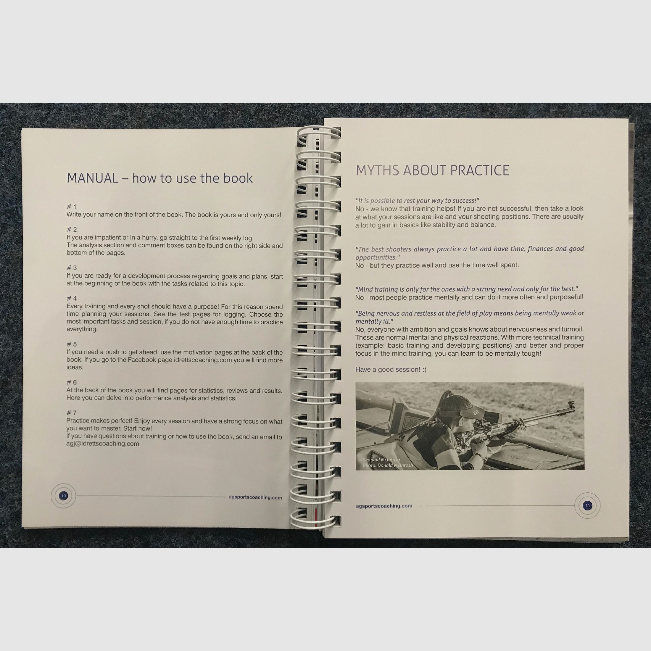 Training Log for shooters