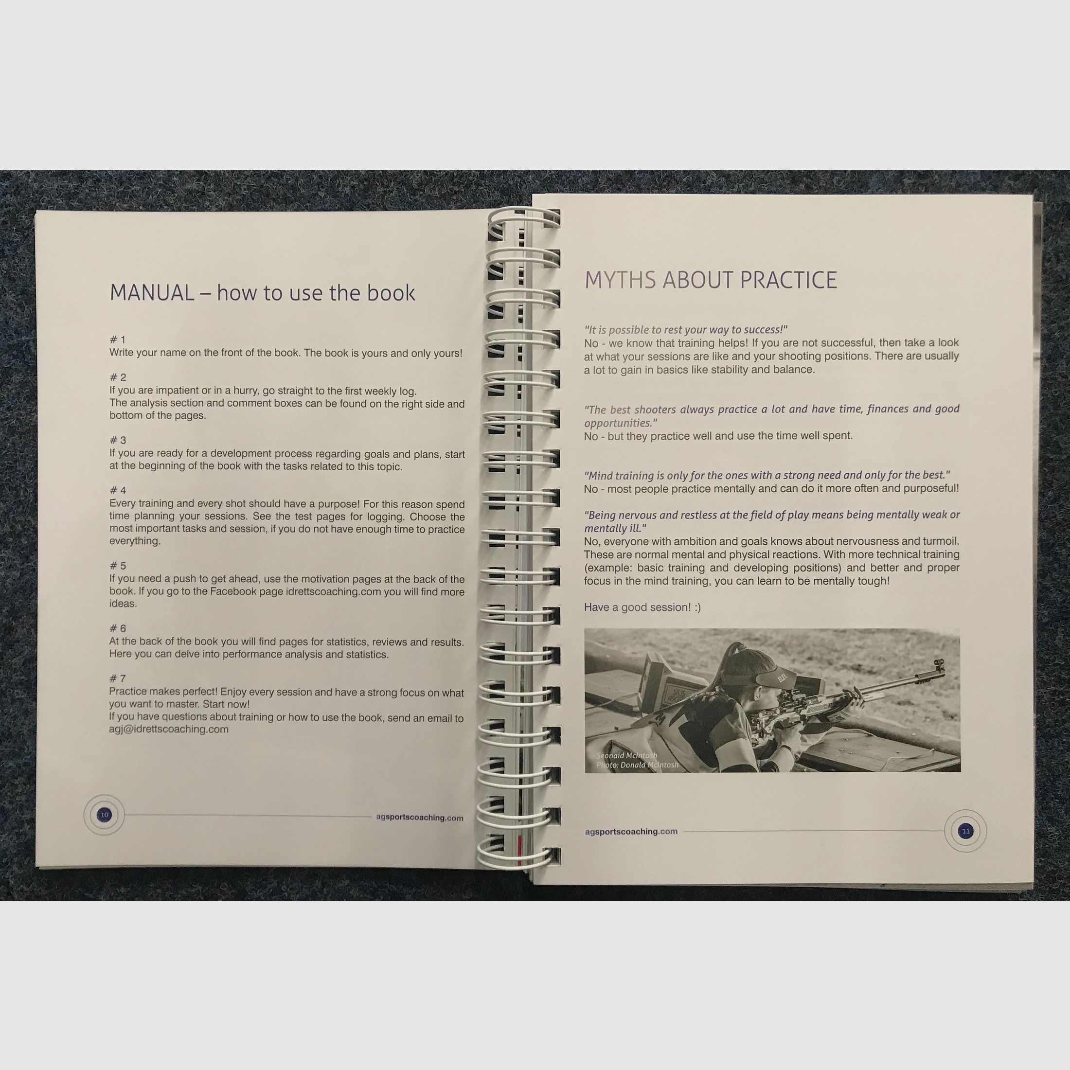 Trainingslogboek voor schutters
