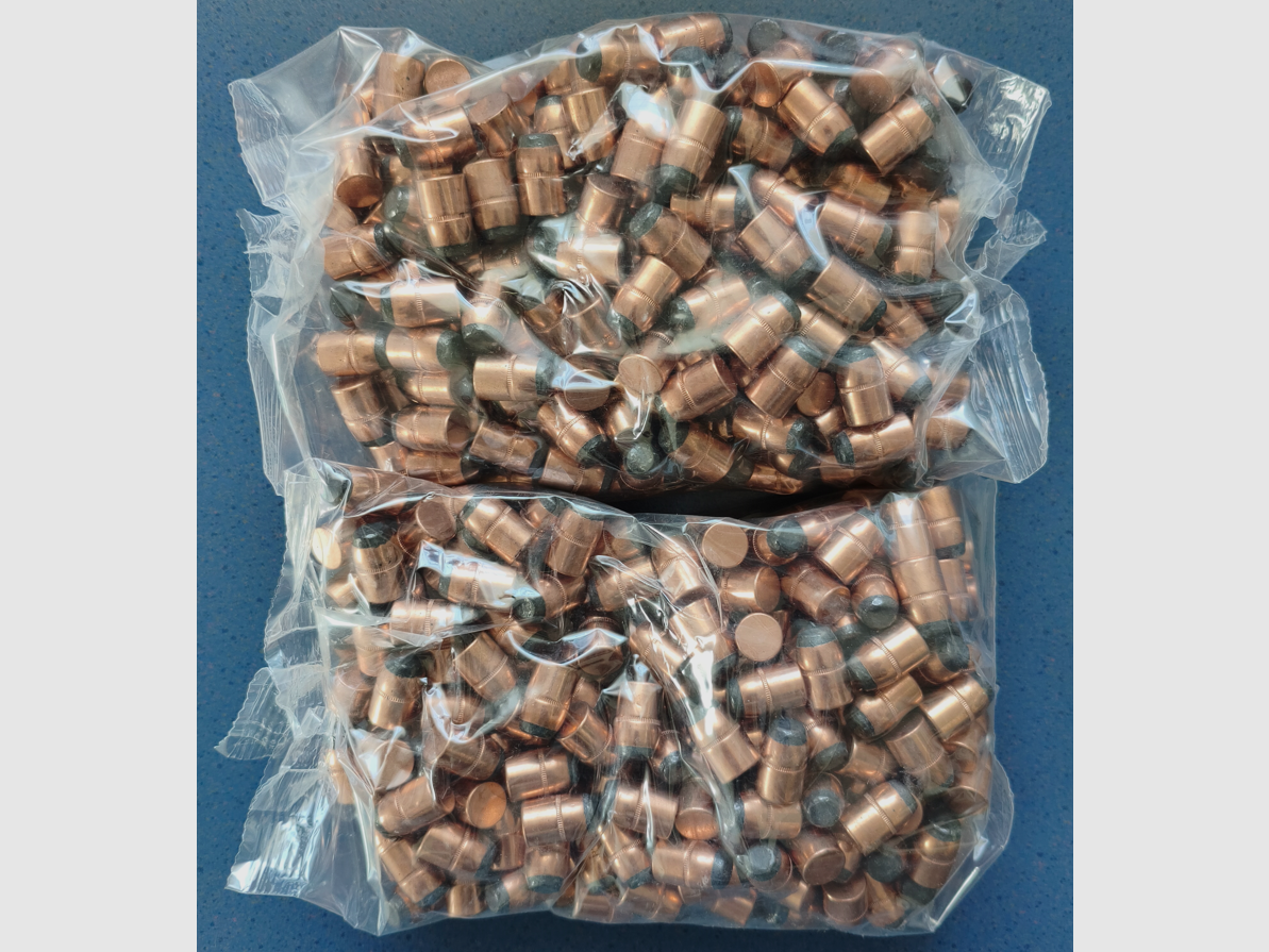 Fiocchi 44 Magnum SJSP semi-jacketed hollow point 240gr bullets, immagine 2 di 3