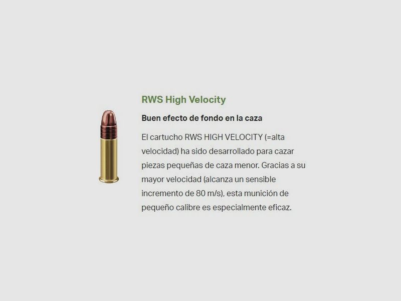RWS cal. 22 L.R. Haute vitesse 40 gr., image 2 sur 2