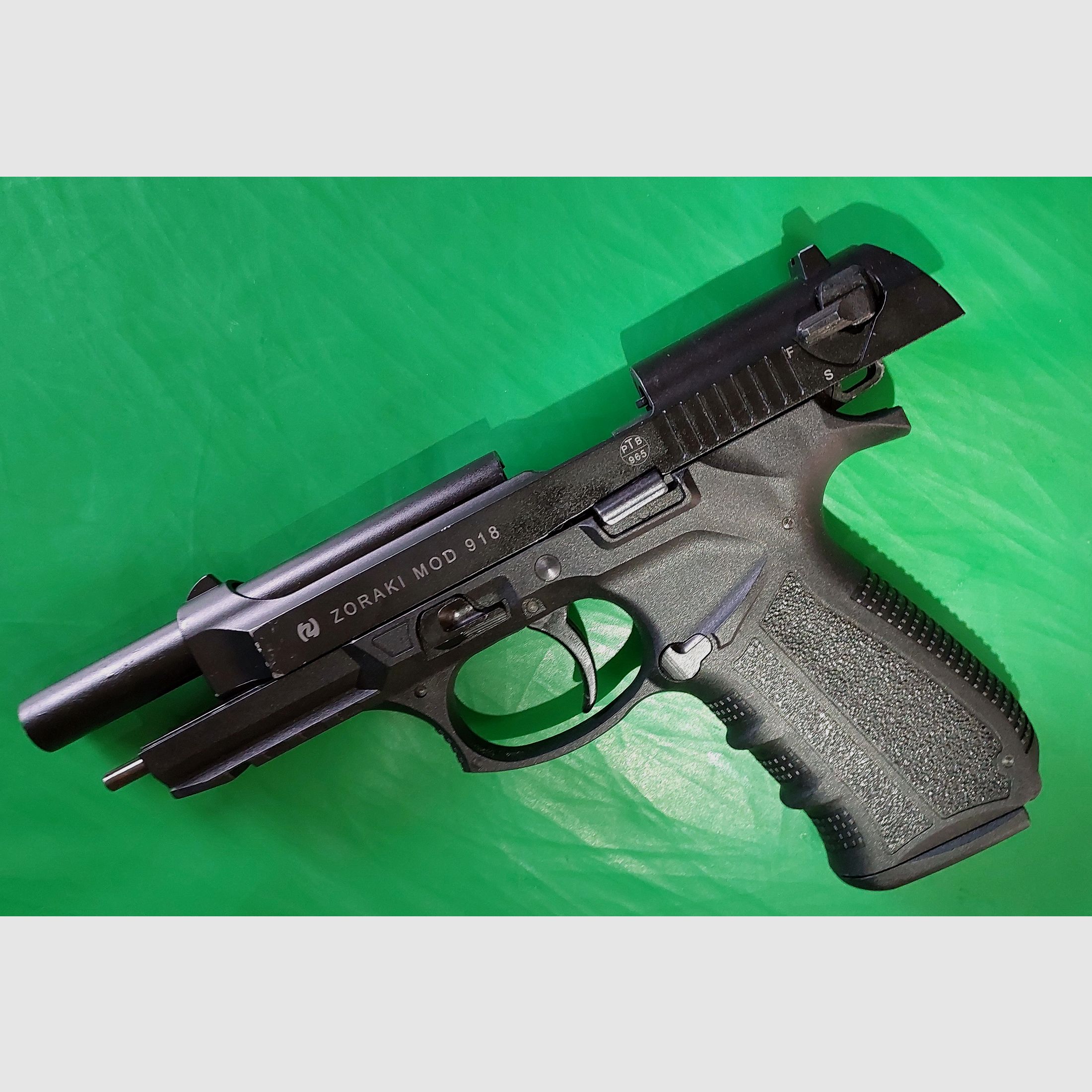 Zoraki 918 9mm P.A.K. nero - vecchio (PTB 985)