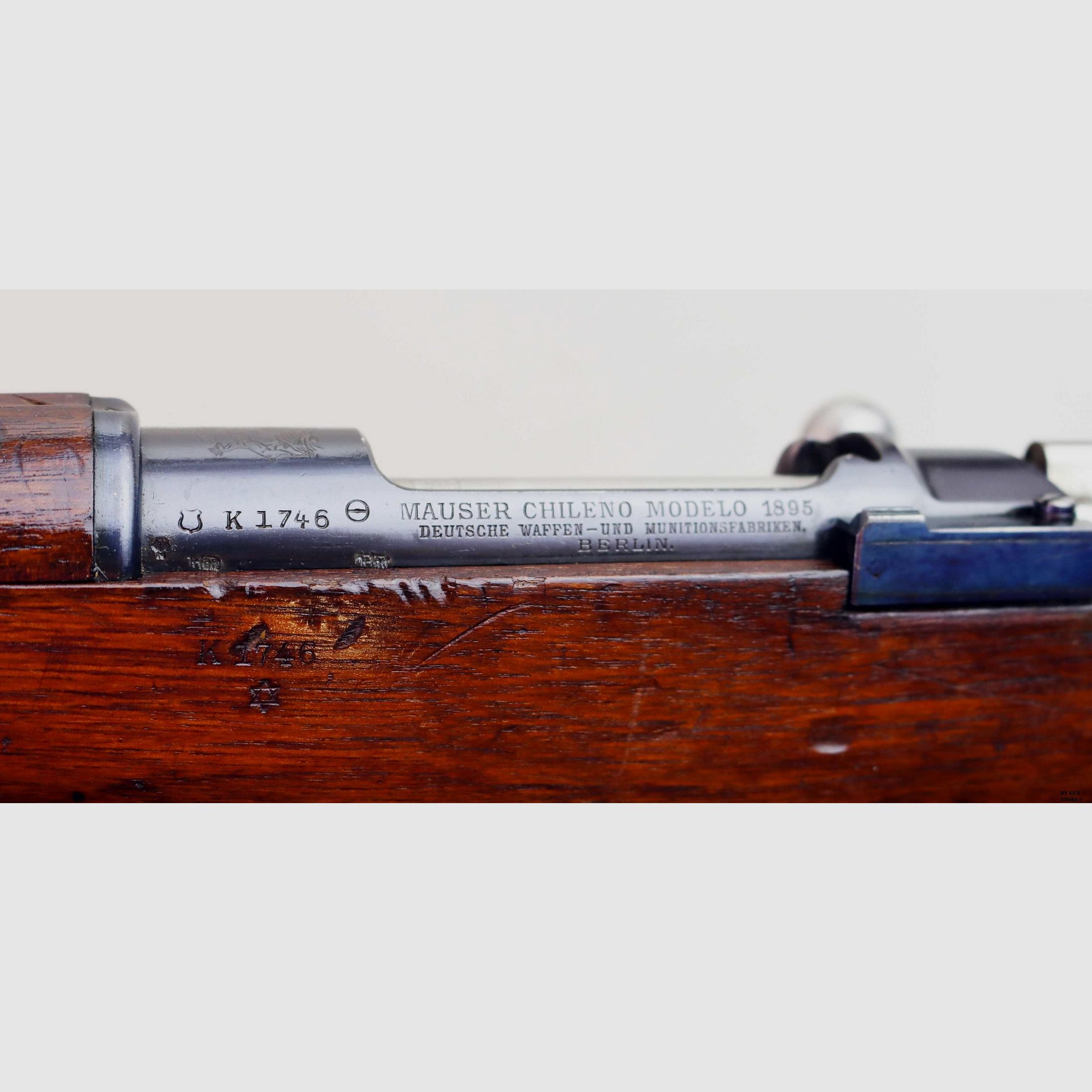 Karabin DWM mod. Mauser Chileno Modelo 1895 kal. 7×57 matr. K1746, zdjęcie 8 z 17