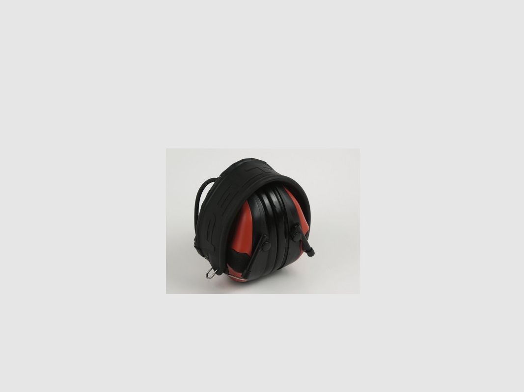 CASQUE ANTI BRUIT PELTOR SPORTTAC ELECTRONIQUE COQUES ROUGE/NOIR, Bild 2 von 4