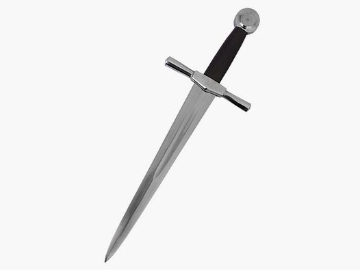 Historical dagger with brown artificial leather sheath