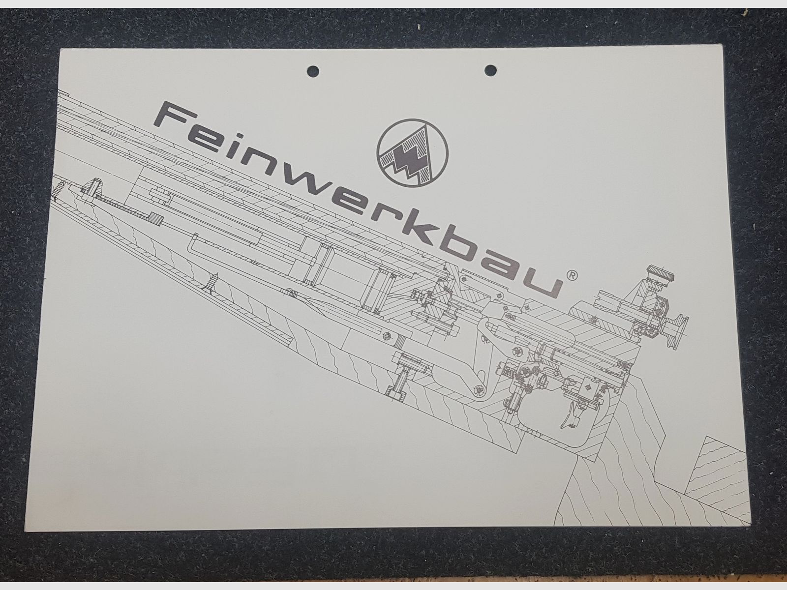 Feinwerkbau FWB Mod. 300 601 Plakat Poster Beschreibung Bedienungsanleitung Luftpistole Luftgewehr KK Gewehr Co2 Pistole siehe Beschreibung. Preis ab
