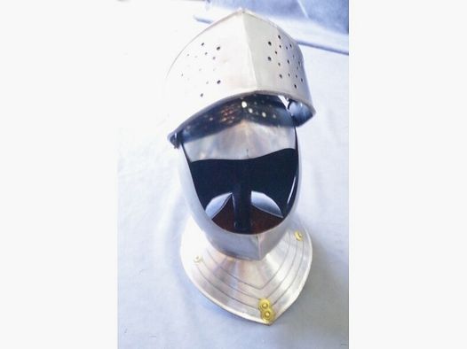 Ritter Helm mit klappbaren Visier Tolles Deko Exemplar