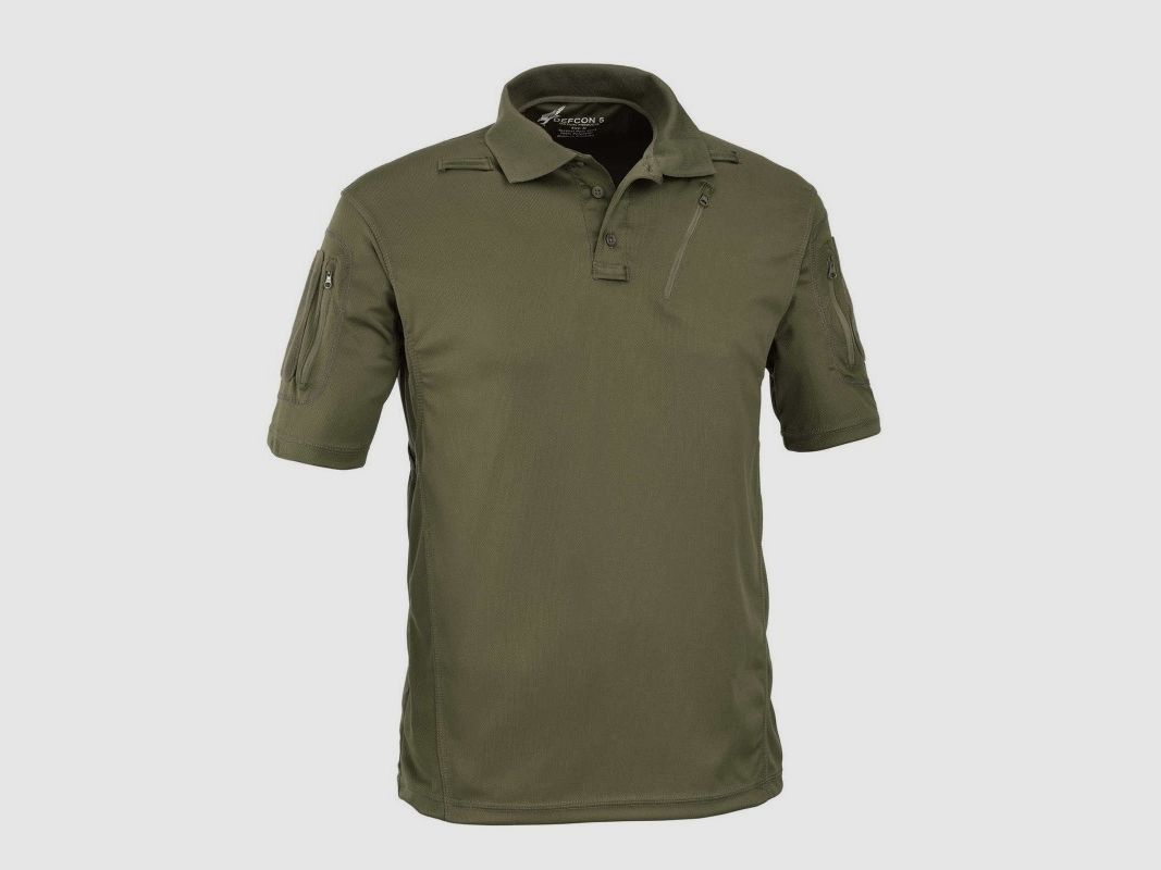 Polo Tactique à Manches Courtes avec Poches DEFCON 5, image 1 sur 5