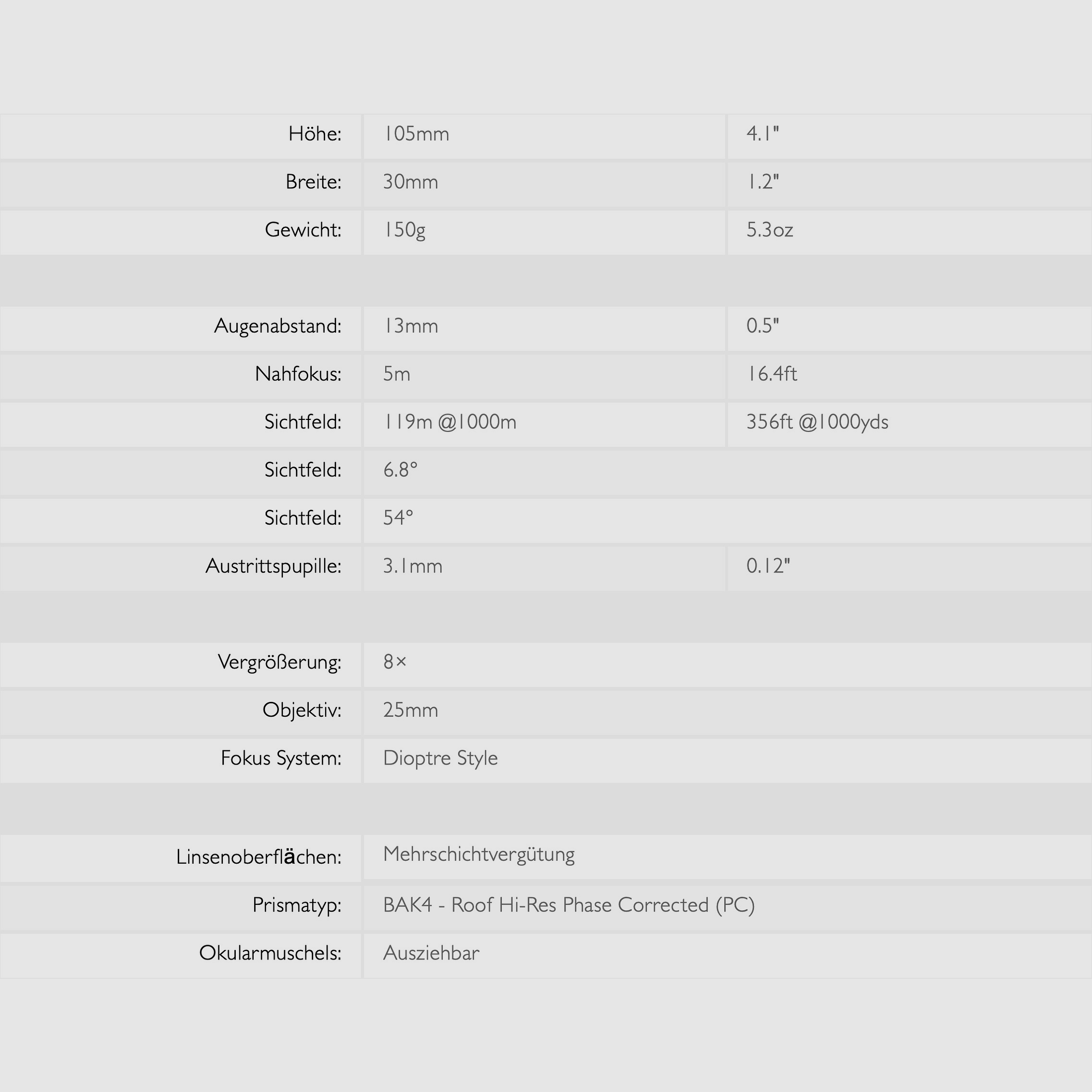 HAWKE 36310 Monokular Endurance 8x25 Grün