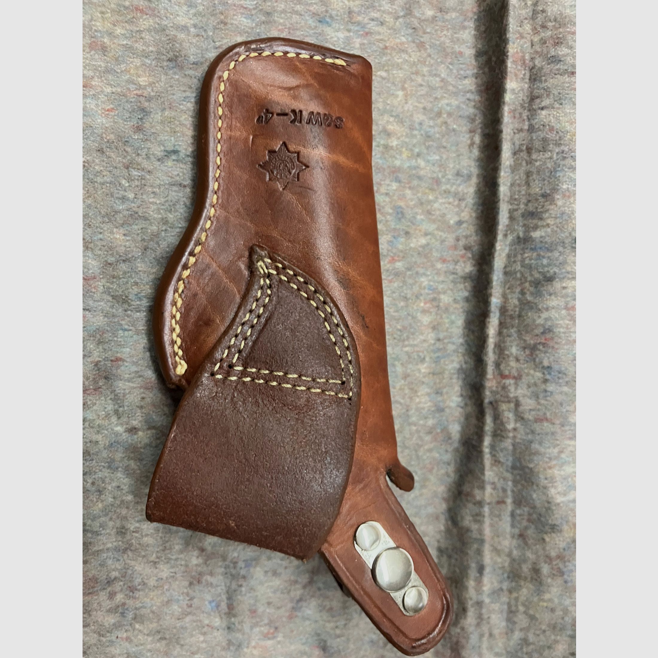 Leder Waffenholster Smith & Wesson  S&W     K - 4 Zoll
