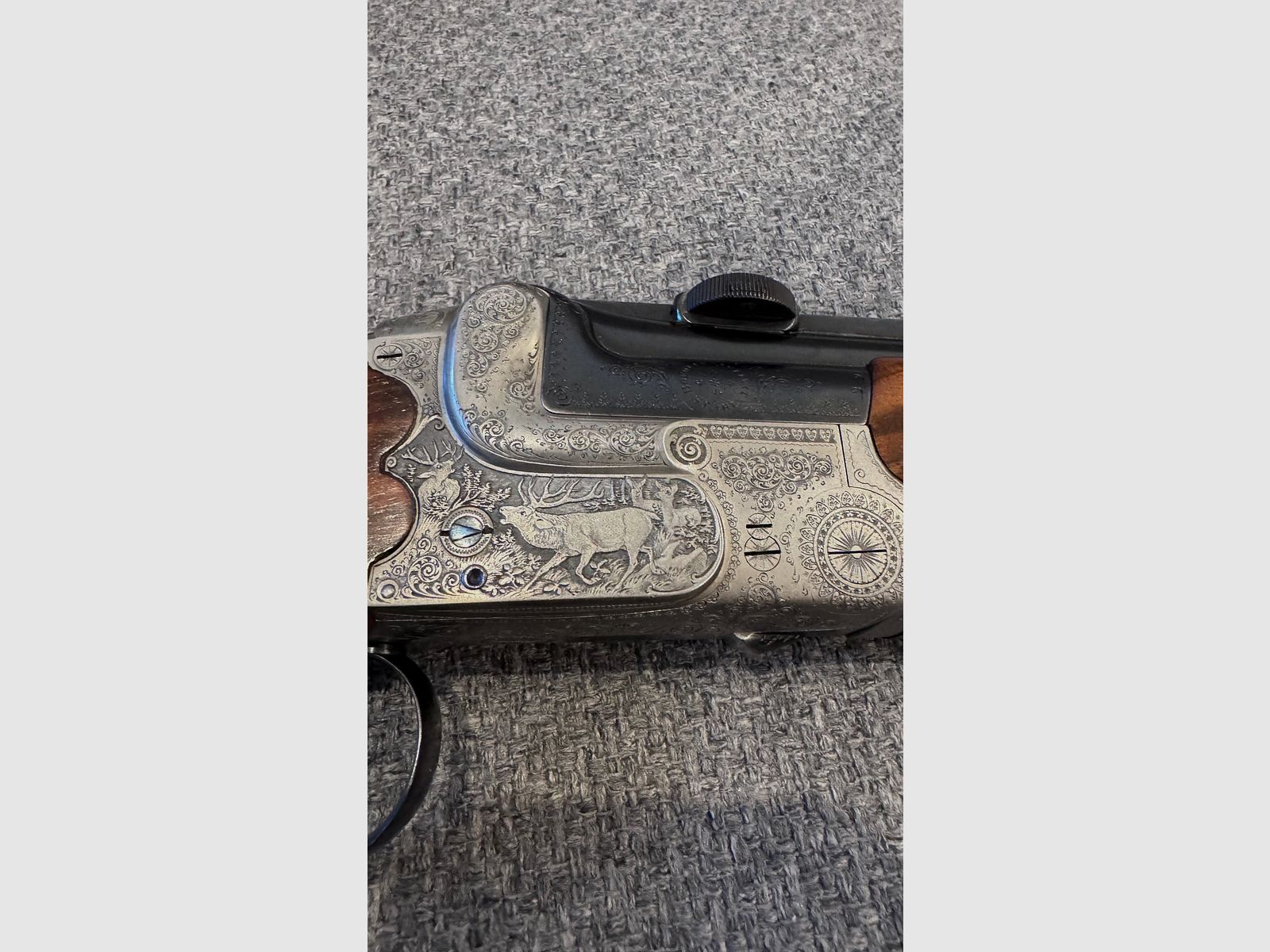 Exclusive Simson Suhl over-and-under double rifle caliber 8x57 IR – collector's item in best condition