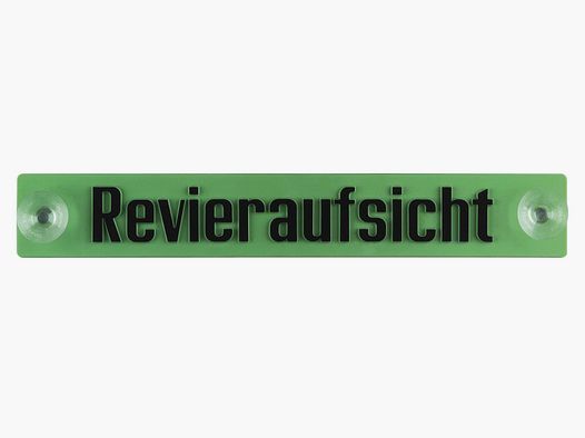 Hinweisschild Revieraufsicht -