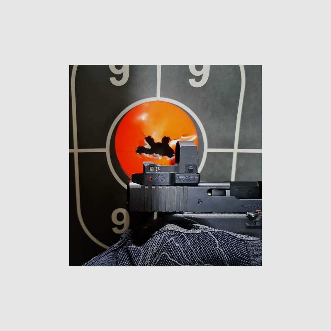 CAT SM2 Magnetmontage für Glock 17/19 mit Shield RMS Footprint