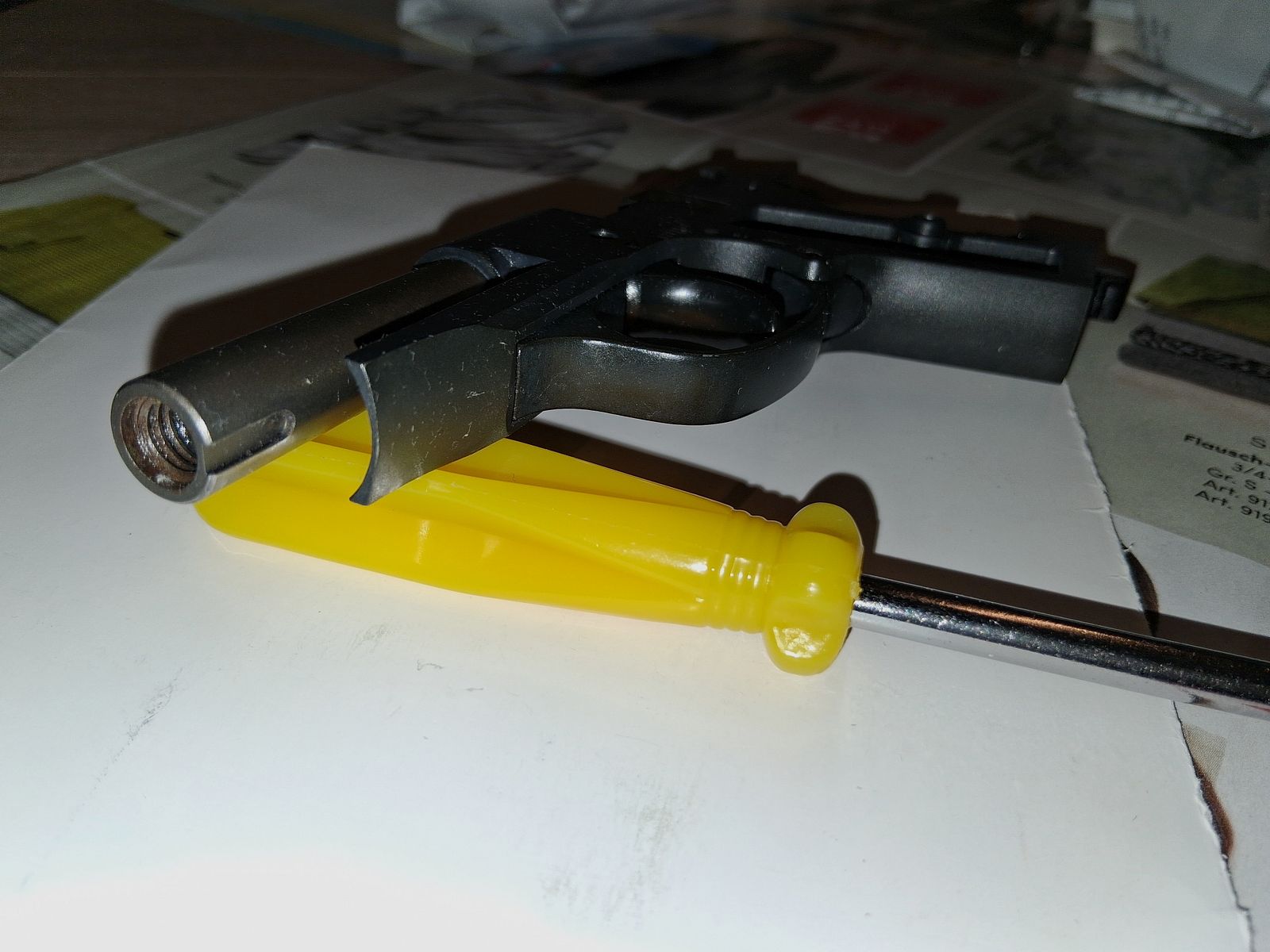 Kompletna rękojeść plus oryginalne akcesoria do Röhm RG70 (PTB-633)