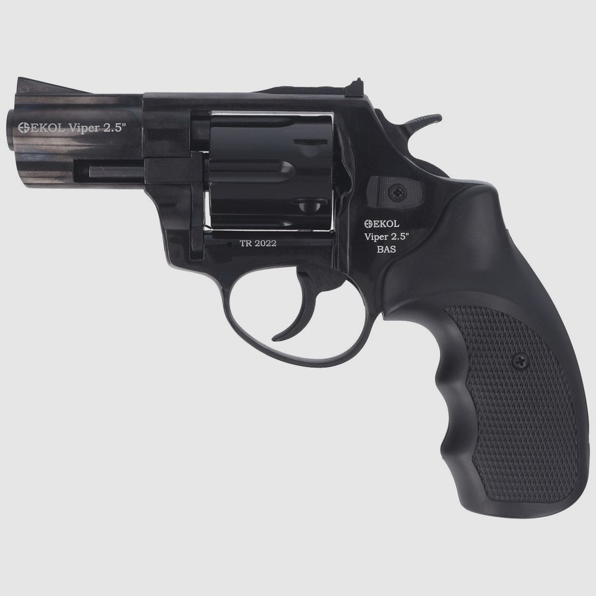 Rewolwer alarmowy BAS Voltran EKOL Viper 2.5'' Black kal .22 Long Blanc