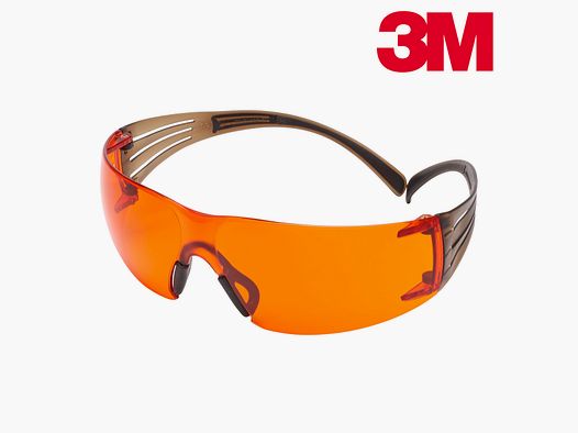 3M Peltor SecureFit 400 Occhiali da tiro arancioni – Antappannamento e protezione UV