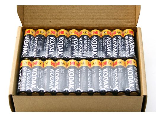 60 x KODAK Xtralife AA Mignon Alkaline 1,5V LR6 Batterie Wildkamera Fotofalle Kirrautomat