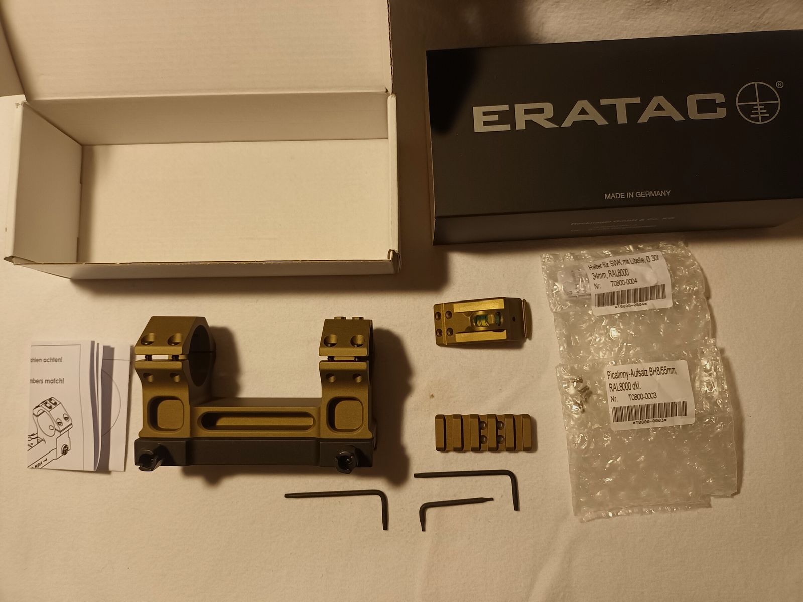 Eratac Mount G29 KSK RAL8000 in the set