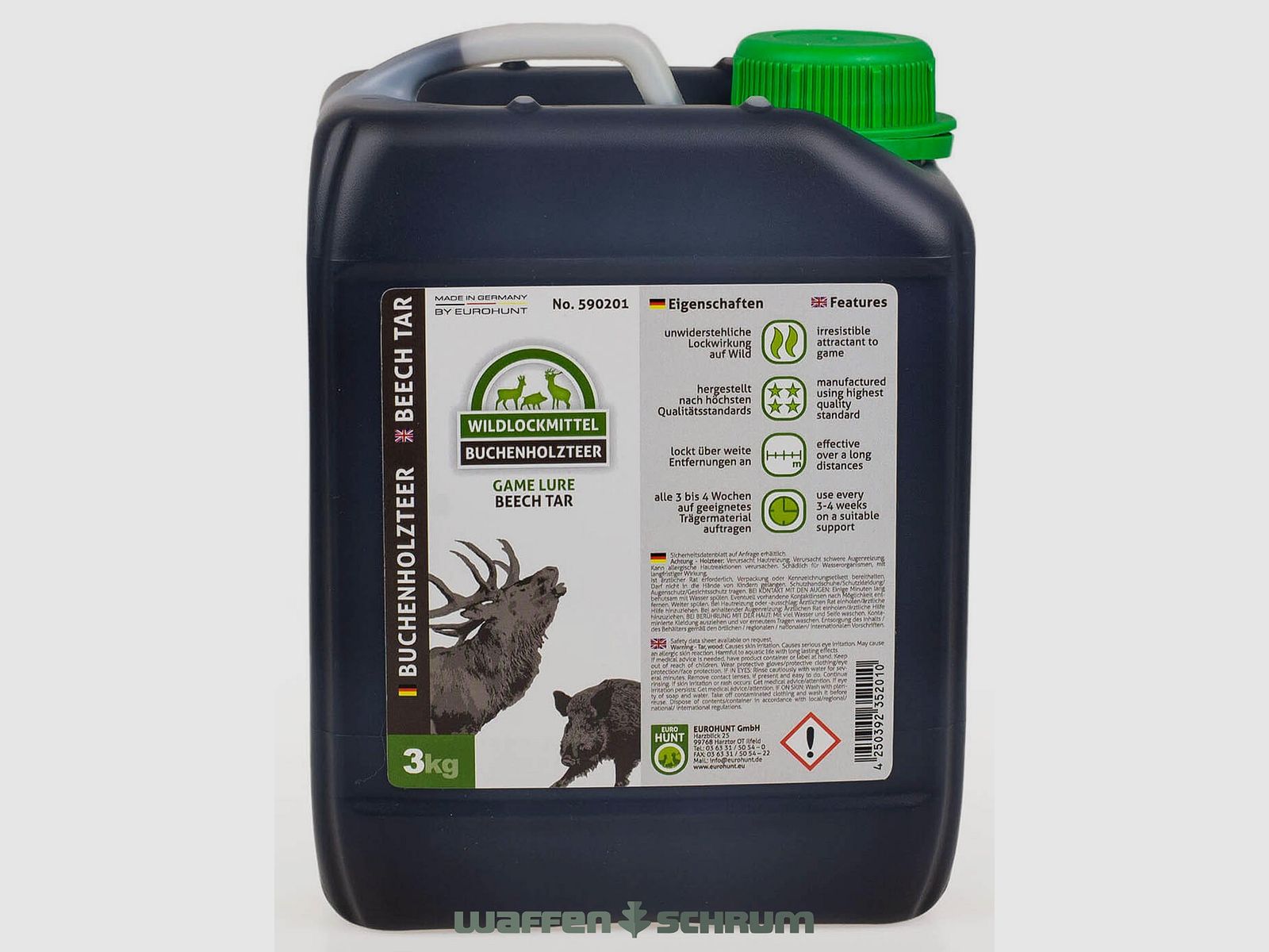 Eurohunt catrame di legno di faggio 2,5l tanica