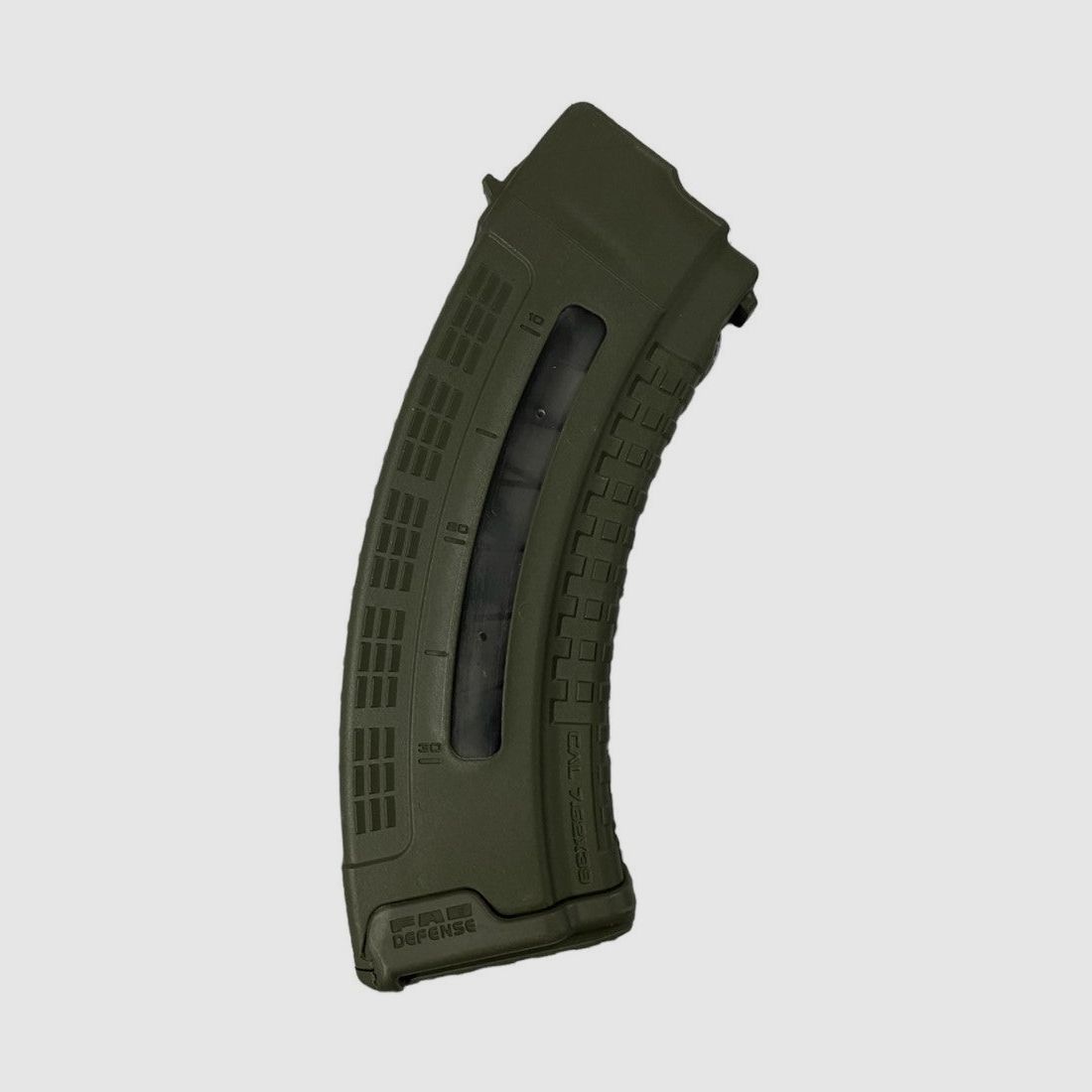 FAB DEFENCE POLYMER MAGAZINE LONG FOR AK47 29 ROUNDS GREEN