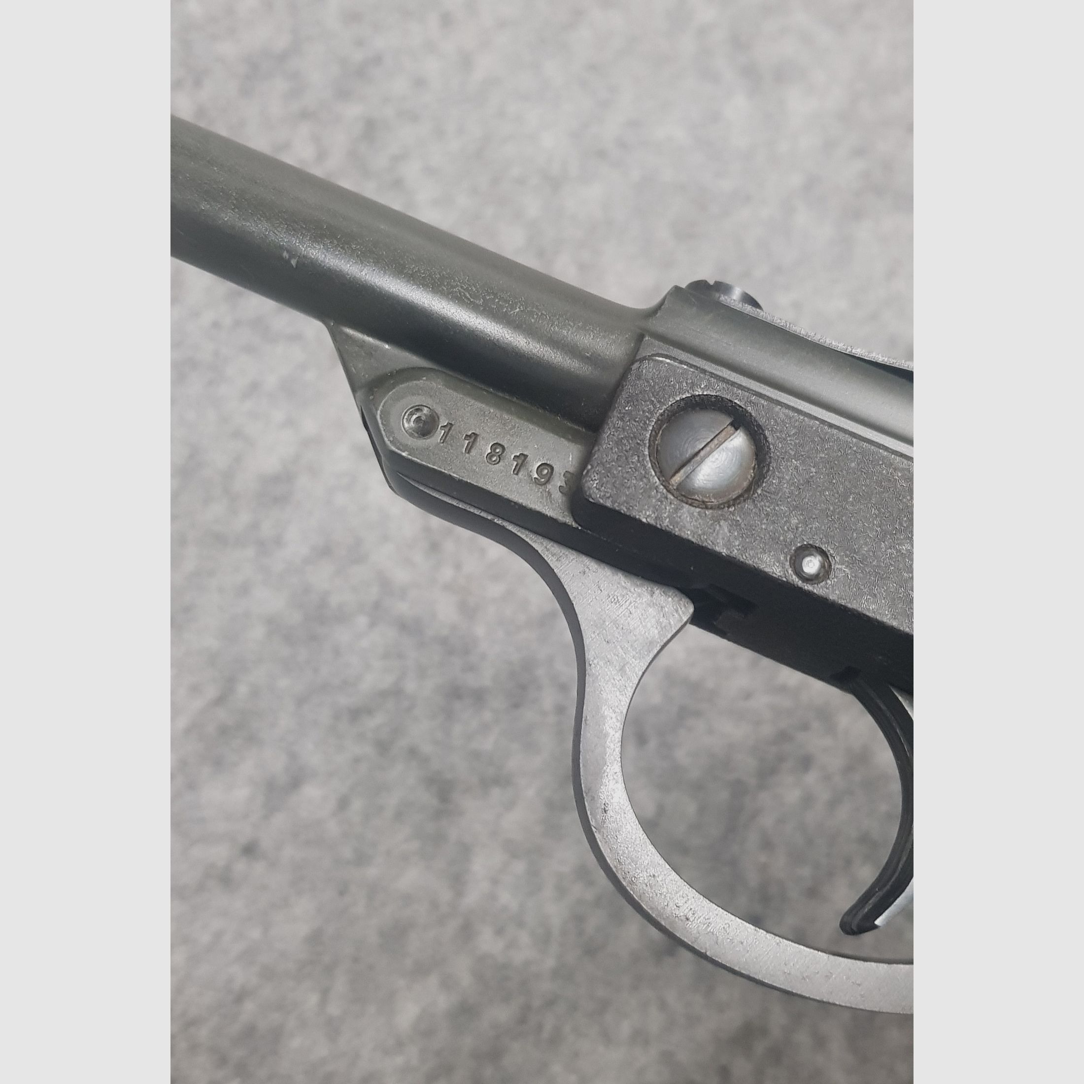 Luftpistole Walther Mod. LP 53 im OVP Karton, Beschreibung u. Flyer aus den 60iger James Bond 007 