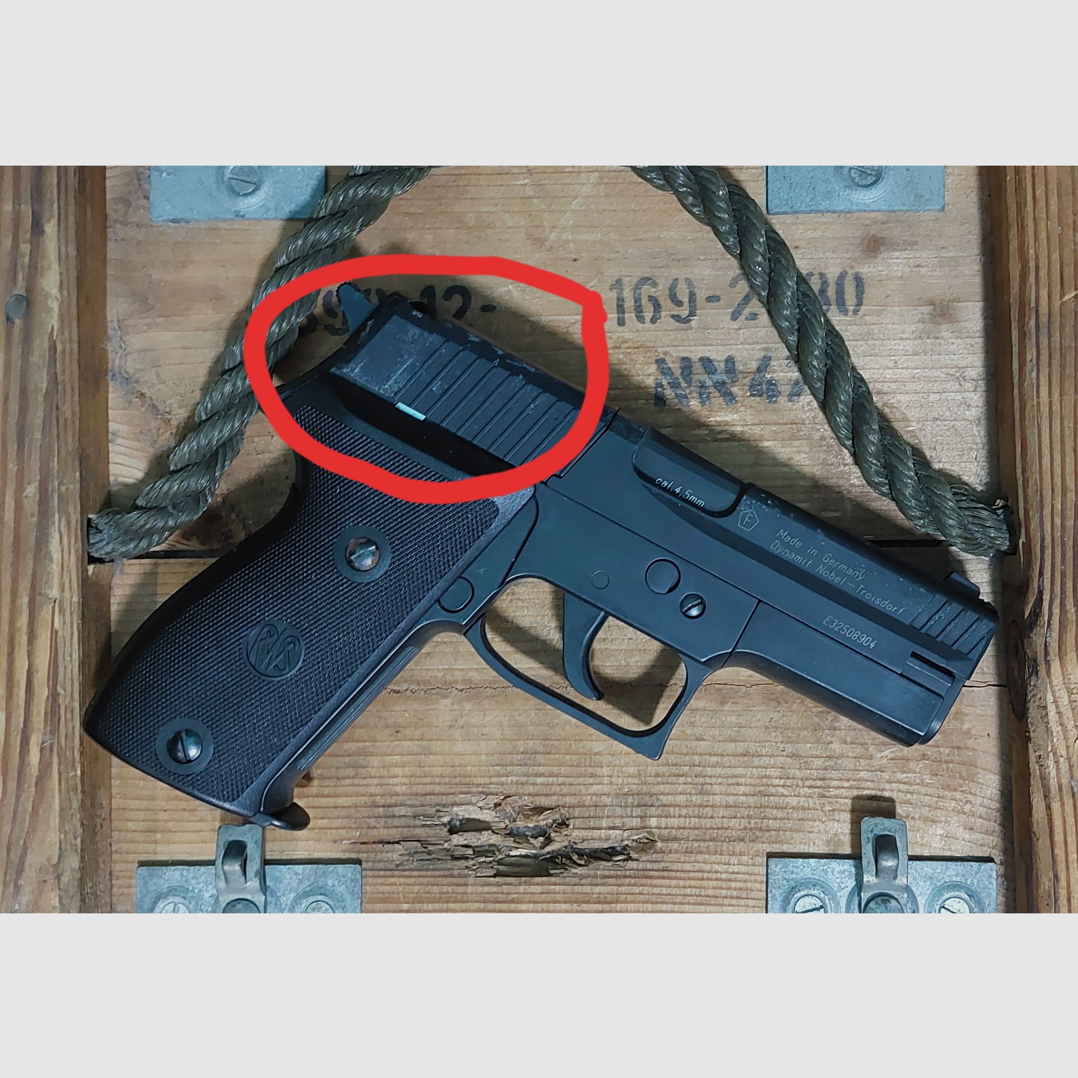 Pistola CO² RWS Mod. C225 4,5 mm Diabolo