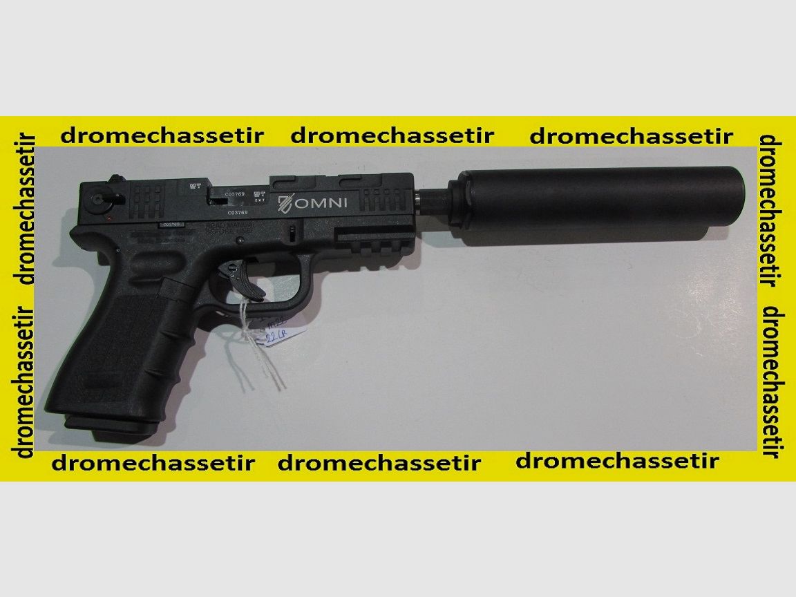 ISSC M22 Omni Pistole, Kal. 22LR, gewinde mit Schalldämpfer