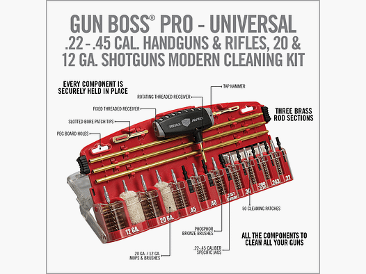 UNIVERSAL REINIGUNGSKIT – GUN BOSS PRO REAL AVID