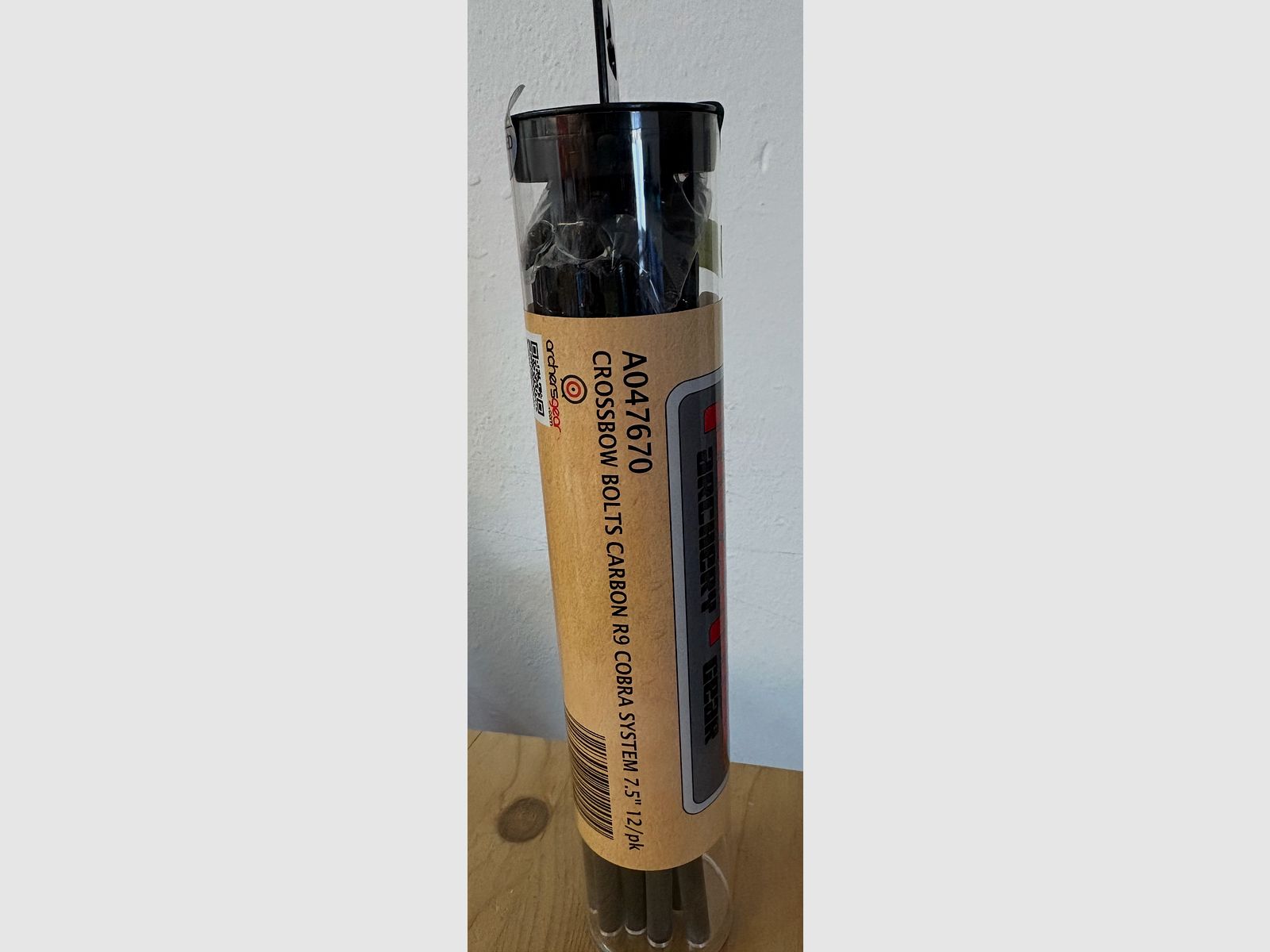 12 x Carbonpfeile für COBRA SYSTEM R9 von MAXIMAL - 7,5 Zoll