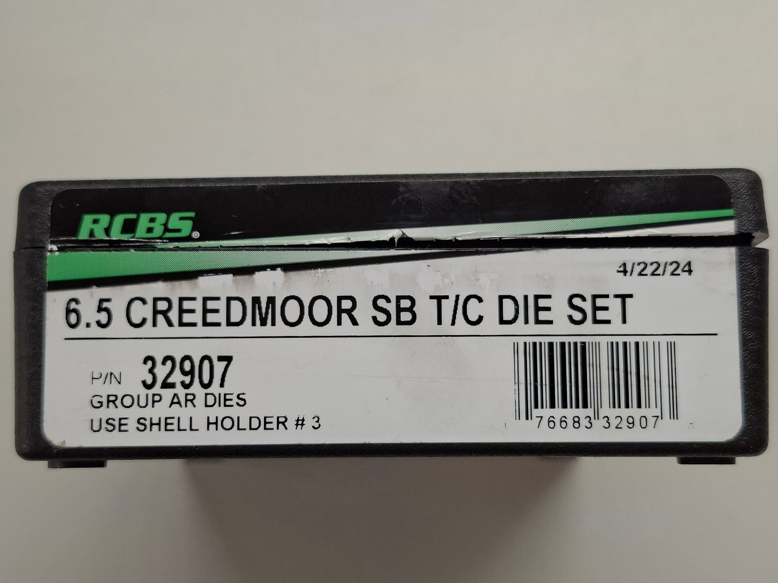 RCBS 6.5 Creedmoor SB T/C die set Small Base for AR