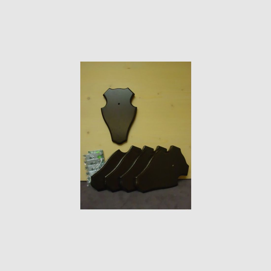 Bockbrett + Halterung - rund (5er) Paket