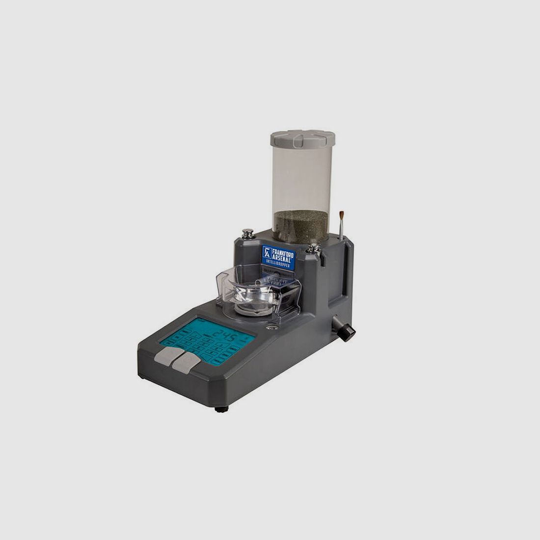 Frankford Arsenal automatic powder filling device