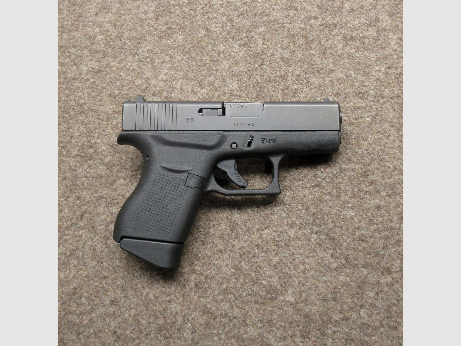 Pistole GLOCK mod. 43 Kal. 9mm Para, Bild 1 von 3