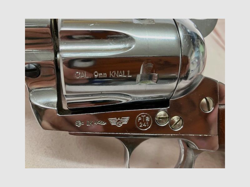 Texas Scout Frontier 9mm K, PTB Nr. 241 - Gunfighter Ausführung (kurze Ausführung) von H. Schmidt UNBENUTZT - TOP -