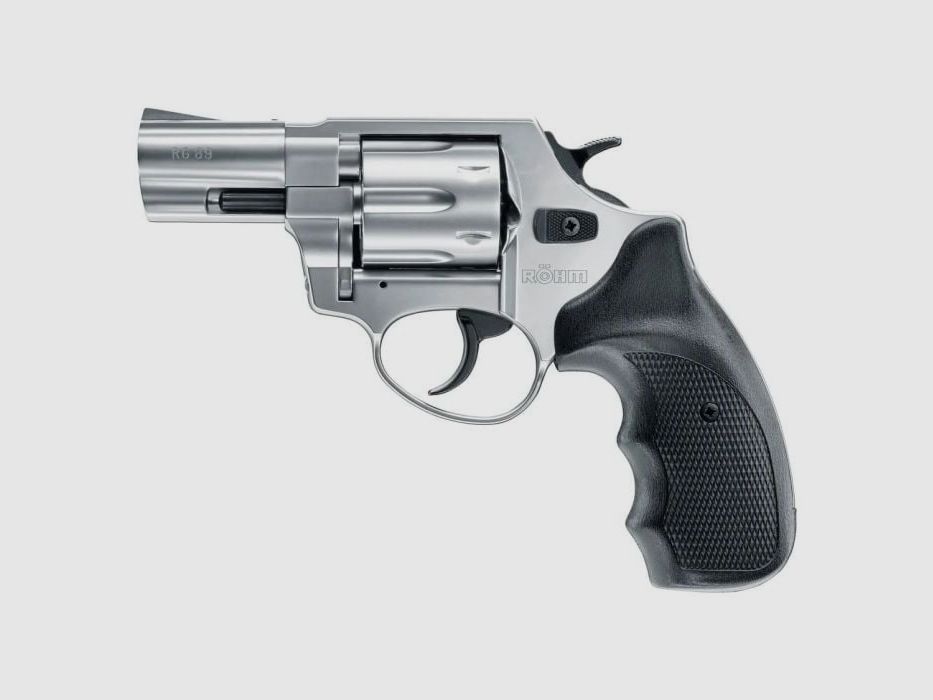 Revólver de alarma 9mm Rohm RG89 aluminio cromo