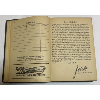 Deutscher Kalender RDB 1941, unbeschrieben, Bild 8 von 11