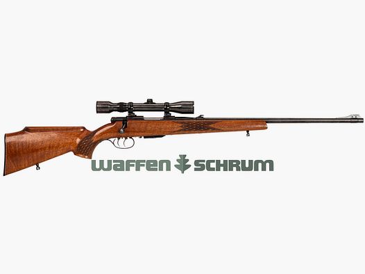 Anschütz 1532 .222Rem, ZF Geco 4x40 Abs 1, montaggio fisso, lunghezza canna: 60 cm