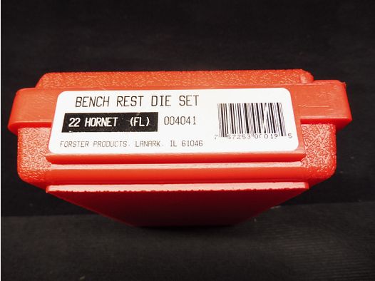 FORSTER-BENCHREST-MATRIZENSATZ .22HORNET