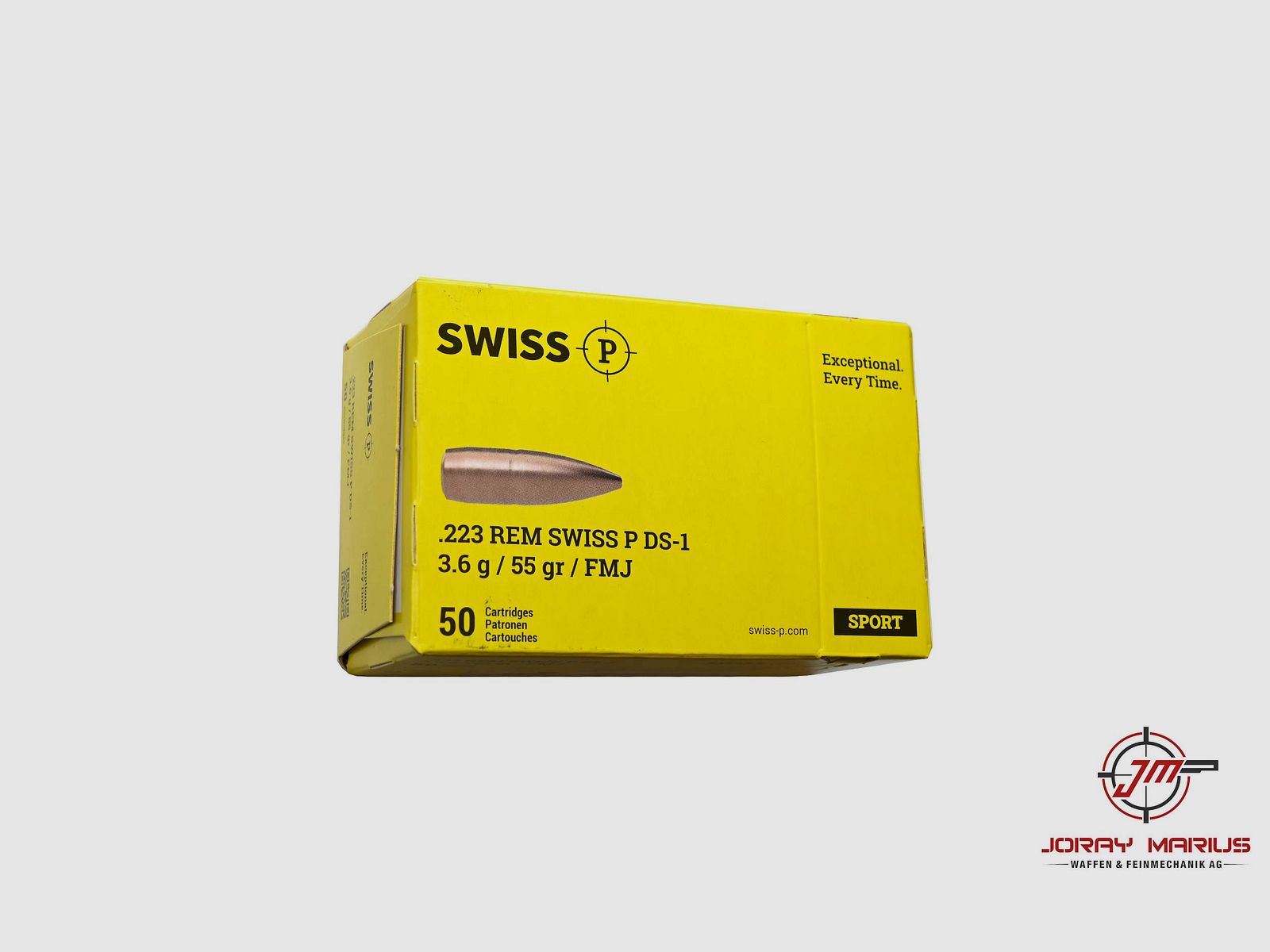 .223 Rem RUAG Swiss P 3.6g 55gr FMJ
