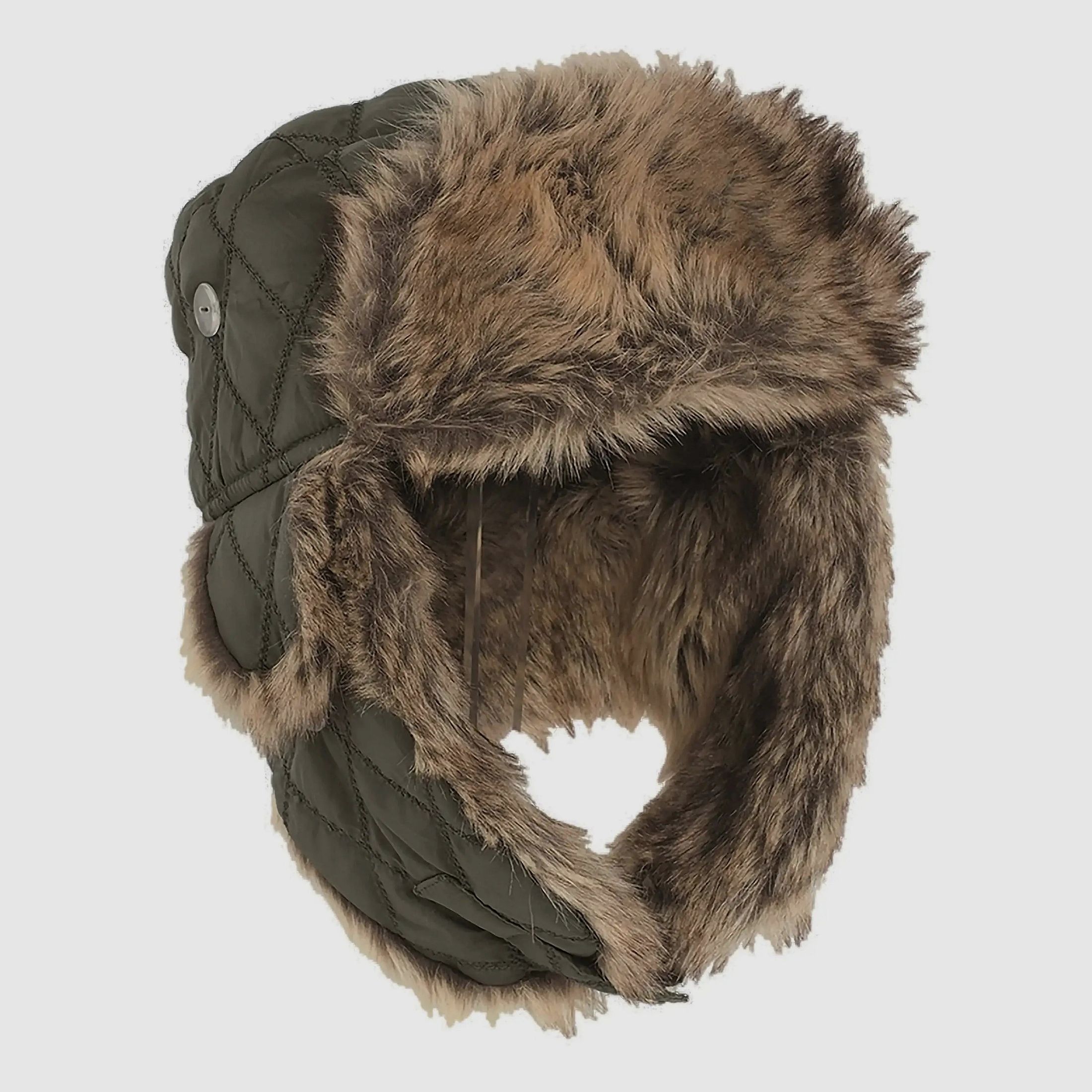 Mil-Tec Cappello Invernale con Pelliccia Sintetica - S