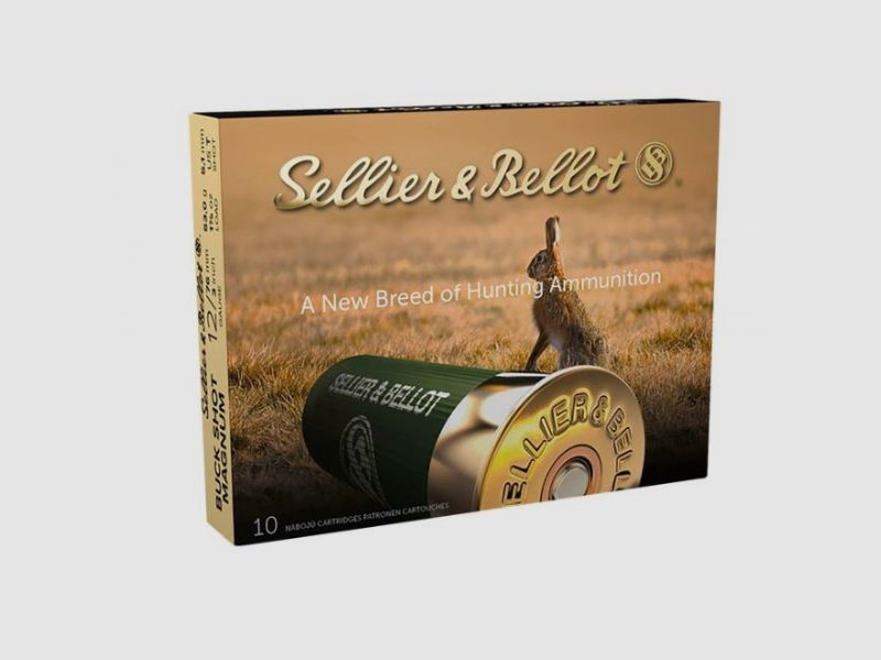 SELLIER & BELLOT BALLES MAGNUM - 12/76 - 8,43MM - 53 G. - 10 COUPS