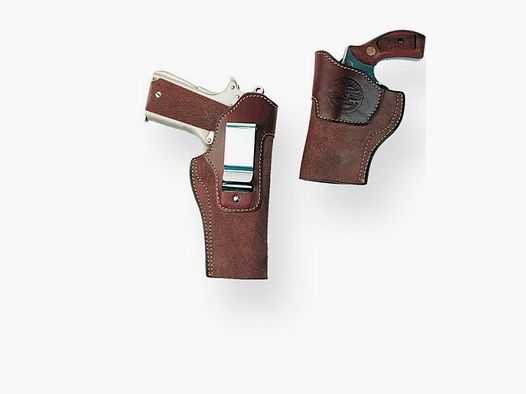 SICKINGER Innenbund-/Beinholster f. S&W-J-2' / Rossi M27 63065  -Inside Clip braun