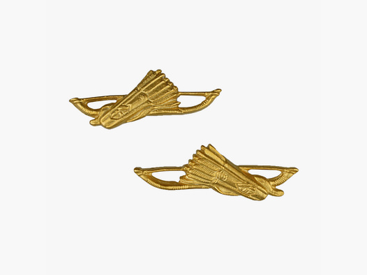 Menuki faits à la main du Japon Yumi arc doré