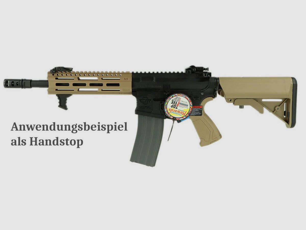 Mini Handschutz Griff/Handstop für M-LOK, schwarz