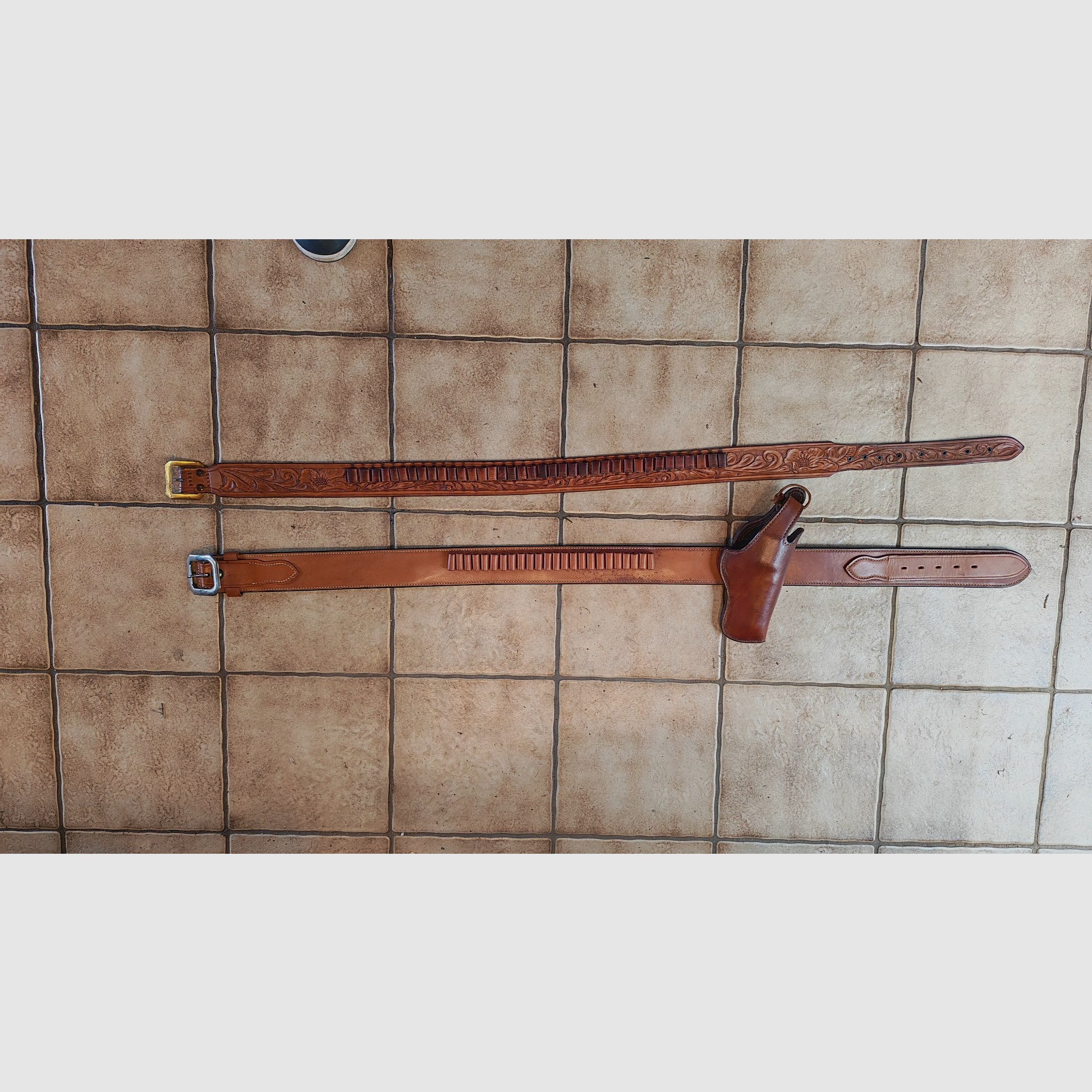 Bianchi und Viking Mexiko Ledergürtel , Bild 1 von 2