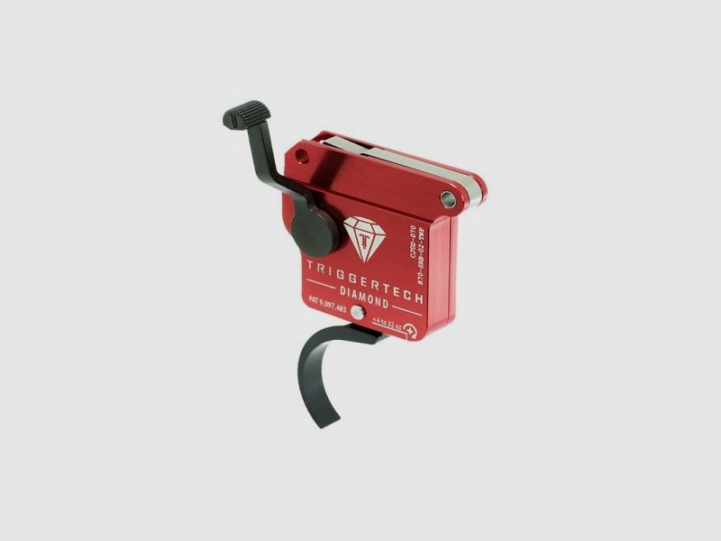 TriggerTech Diamond Trekker met Veiligheid 0,3–2 lbs Gebogen SST – Remington 700 #502-000727